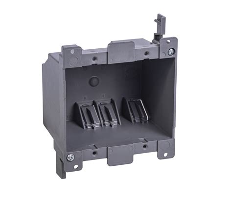 double gang retrofit electrical box|2 gang electrical outlet box.